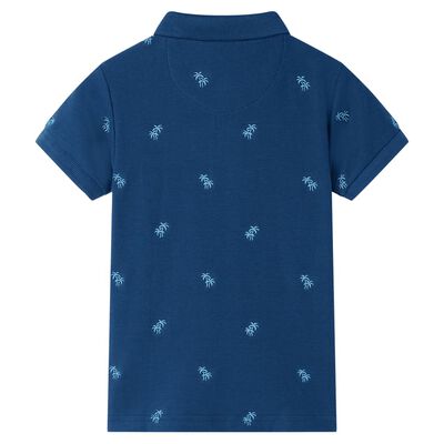 Kids' Polo Shirt Dark Blue 92