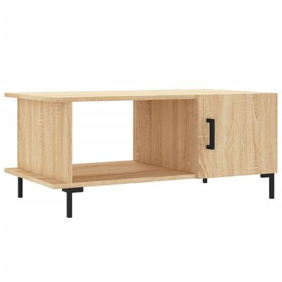 vidaXL Coffee Table Sonoma Oak 90x50x40 cm Engineered Wood