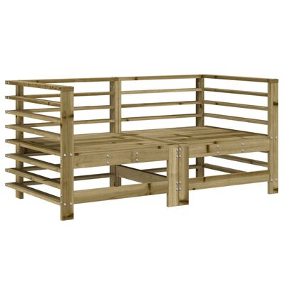 vidaXL 7 Piece Garden Lounge Set Impregnated Wood Pine