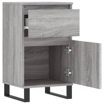 vidaXL Sideboards 2 pcs Grey Sonoma 40x35x70 cm Engineered Wood