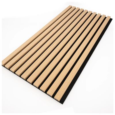 WallArt Aku Acoustic Wall Panels Natural Oak 4 pcs