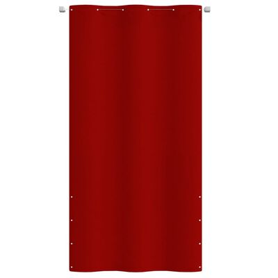 vidaXL Balcony Screen Red 120x240 cm Oxford Fabric