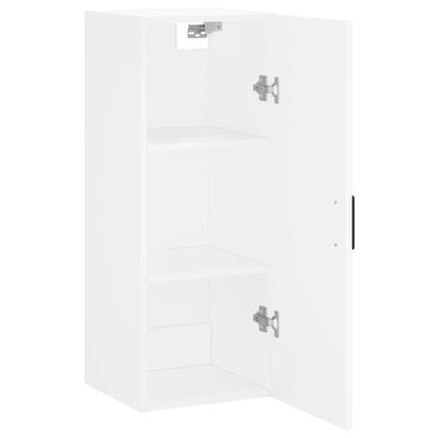 vidaXL Wall Mounted Cabinet White 34.5x34x90 cm