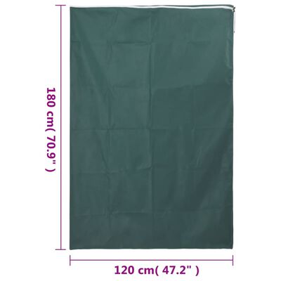 vidaXL Plant Fleece Covers with Zip 10 pcs 70 g/m² 1.2x1.8 m