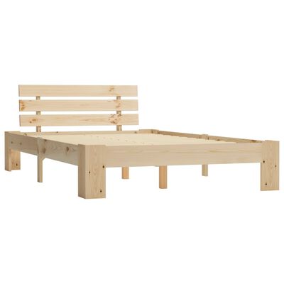 vidaXL Bed Frame without Mattress 140x200 cm Solid Wood Pine