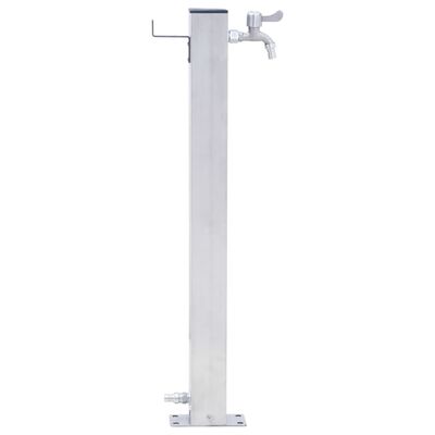 vidaXL Garden Water Column 100 cm Stainless Steel Square