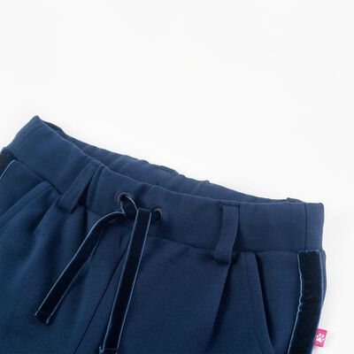 Kids' Pants with Black Trims Navy 116