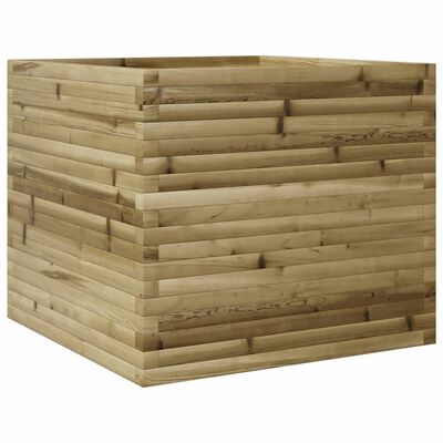 vidaXL Garden Planter 80x80x68.5 cm Impregnated Wood Pine