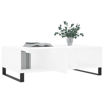 vidaXL Coffee Table White 104x60x35 cm Engineered Wood