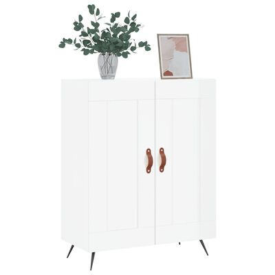 vidaXL Sideboard High Gloss White 69.5x34x90 cm Engineered Wood