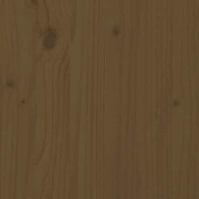 vidaXL Planter with Shelf Honey Brown 111.5x34.5x81 cm Solid Wood Pine