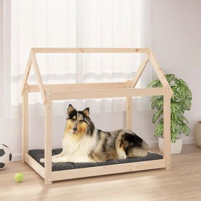 vidaXL Dog Bed 101x70x90 cm Solid Wood Pine