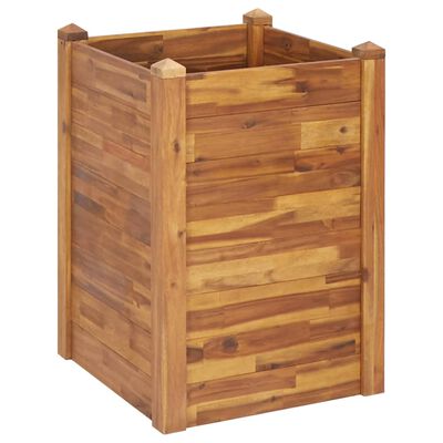 vidaXL Garden Raised Bed 60x60x84 cm Solid Acacia Wood