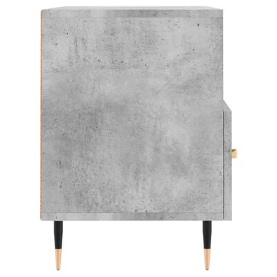 vidaXL TV Cabinet Concrete Grey 80x36x50 cm Engineered Wood