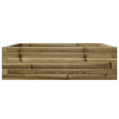 vidaXL Garden Planter 80x80x23 cm Impregnated Wood Pine