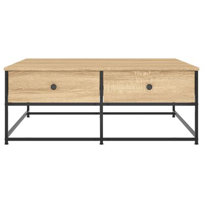 vidaXL Coffee Table Sonoma Oak 100x99x40 cm Engineered Wood