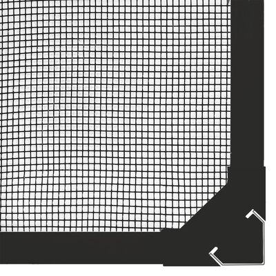 vidaXL Magnetic Insect Screen for Windows Anthracite 100x120 cm