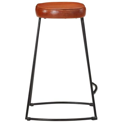 vidaXL Bar Stools 2 pcs Dark Brown 41x29x62 cm