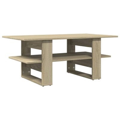 vidaXL Coffee Table Sonoma Oak 102x55x42 cm Engineered Wood