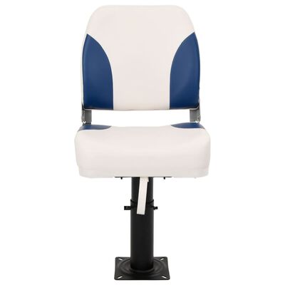 vidaXL Boat Seat with Pedestal Height Adjustable 360° Rotatable