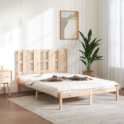 vidaXL Bed Frame without Mattress 120x200 cm Solid Wood Pine