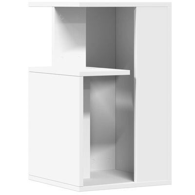 vidaXL Side Table White 35x35x60 cm Engineered Wood