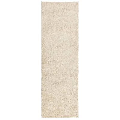 vidaXL Shaggy Rug PAMPLONA High Pile Modern Gold 80x250 cm