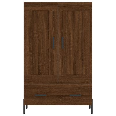 vidaXL Highboard Brown Oak 69.5x31x115 cm Engineered Wood