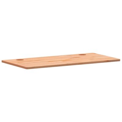 vidaXL Desk Top 80x40x1.5 cm Solid Wood Beech