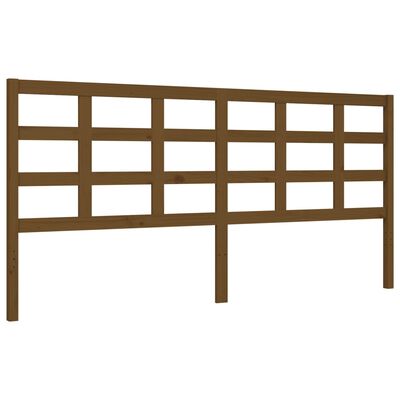 vidaXL Bed Frame without Mattress Honey Brown 200x200 cm Solid Wood Pine