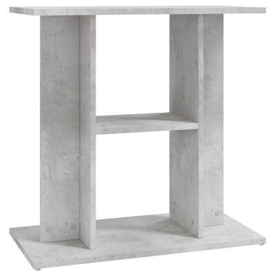 vidaXL Aquarium Stand Concrete Grey 60x30x60 cm Engineered Wood