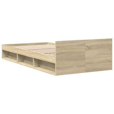 vidaXL Bed Frame with Drawer without Mattress Sonoma Oak 90x200 cm