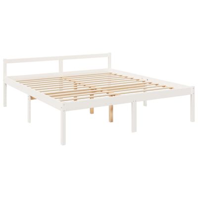 vidaXL Senior Bed without Mattress White 180x200 cm Super King Size