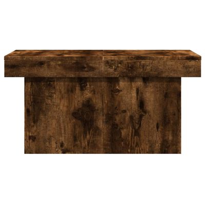 vidaXL Coffee Table Smoked Oak 80x55x40 cm Engineered Wood