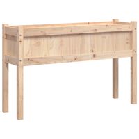 vidaXL Garden Planter with Legs 110x31x70 cm Solid Wood Pine