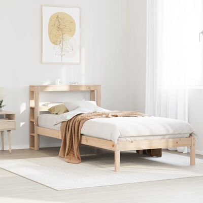 vidaXL Bed Frame without Mattress 100x200 cm Solid Wood Pine