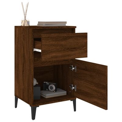 vidaXL Bedside Cabinets 2 pcs Brown Oak 40x35x70 cm