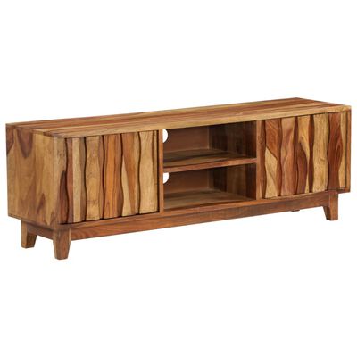 vidaXL TV Cabinet Solid Sheesham Wood 118x30x40 cm