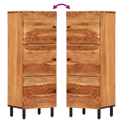 vidaXL Highboard 40x33x110 cm Solid Wood Acacia