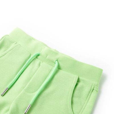 Kids' Shorts Fluo Green 104