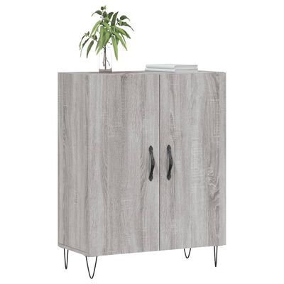 vidaXL Sideboard Grey Sonoma 69.5x34x90 cm Engineered Wood