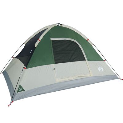 vidaXL Family Tent Dome 6-Person Green Waterproof