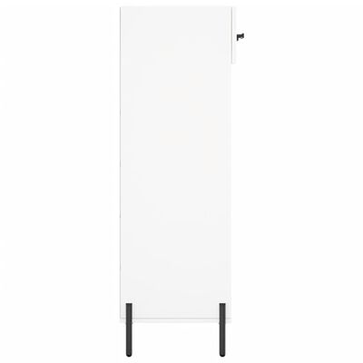 vidaXL Shoe Cabinet White 60x35x105 cm Engineered Wood