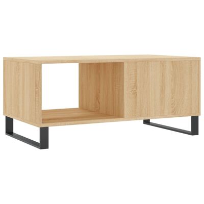 vidaXL Coffee Table Sonoma Oak 90x50x40 cm Engineered Wood