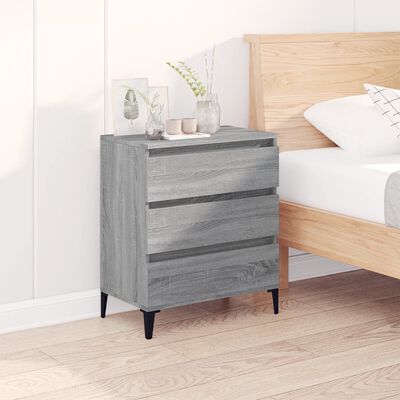 vidaXL Sideboard Grey Sonoma 60x35x70 cm Engineered Wood