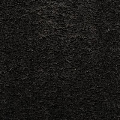 vidaXL Rug HUARTE Short Pile Soft and Washable Black 120x120 cm