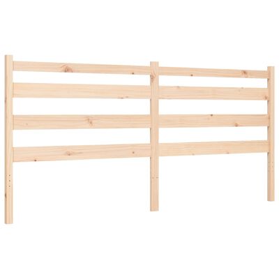 vidaXL Bed Frame without Mattress Solid Wood Pine