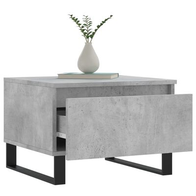 vidaXL Coffee Table Concrete Grey 50x46x35 cm Engineered Wood