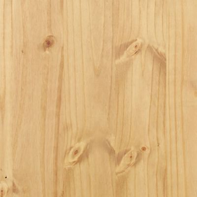 vidaXL Bedside Cabinet Corona 53x39x103 cm Solid Wood Pine