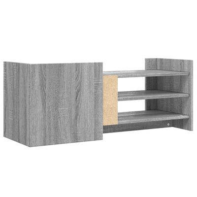 vidaXL TV Cabinet Grey Sonoma 100x35x40 cm Engineered Wood